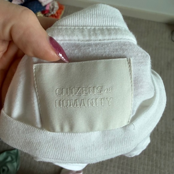 Citizens of Humanity Kyle Tee in White Size Small - Picture 3 of 7